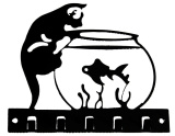 Ключница №9 "Кот-Рыбак"
